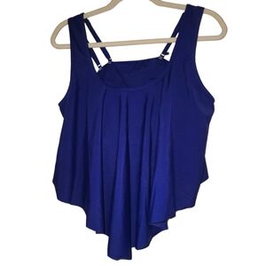 Unique & Classic sz XL navy swim top